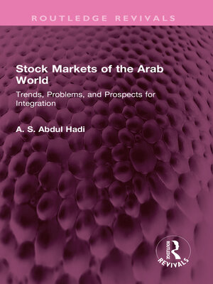cover image of Stock Markets of the Arab World